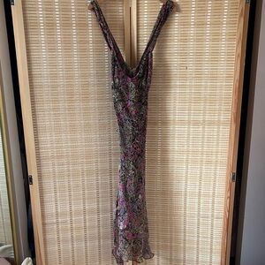 Lou Lie Vintage 100% Silk Dress